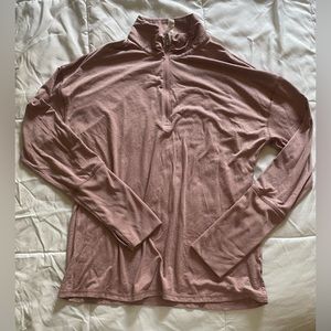 Pink Marika Quarter Zip Yoga Pullover